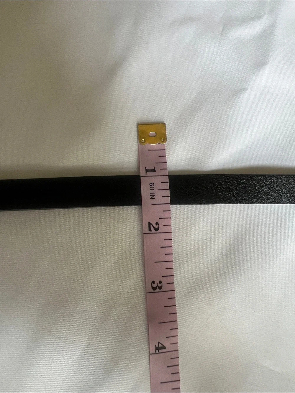 Talbots Black Genuine Leather Belt with Silver Link Detail Sz M Staple Preppy